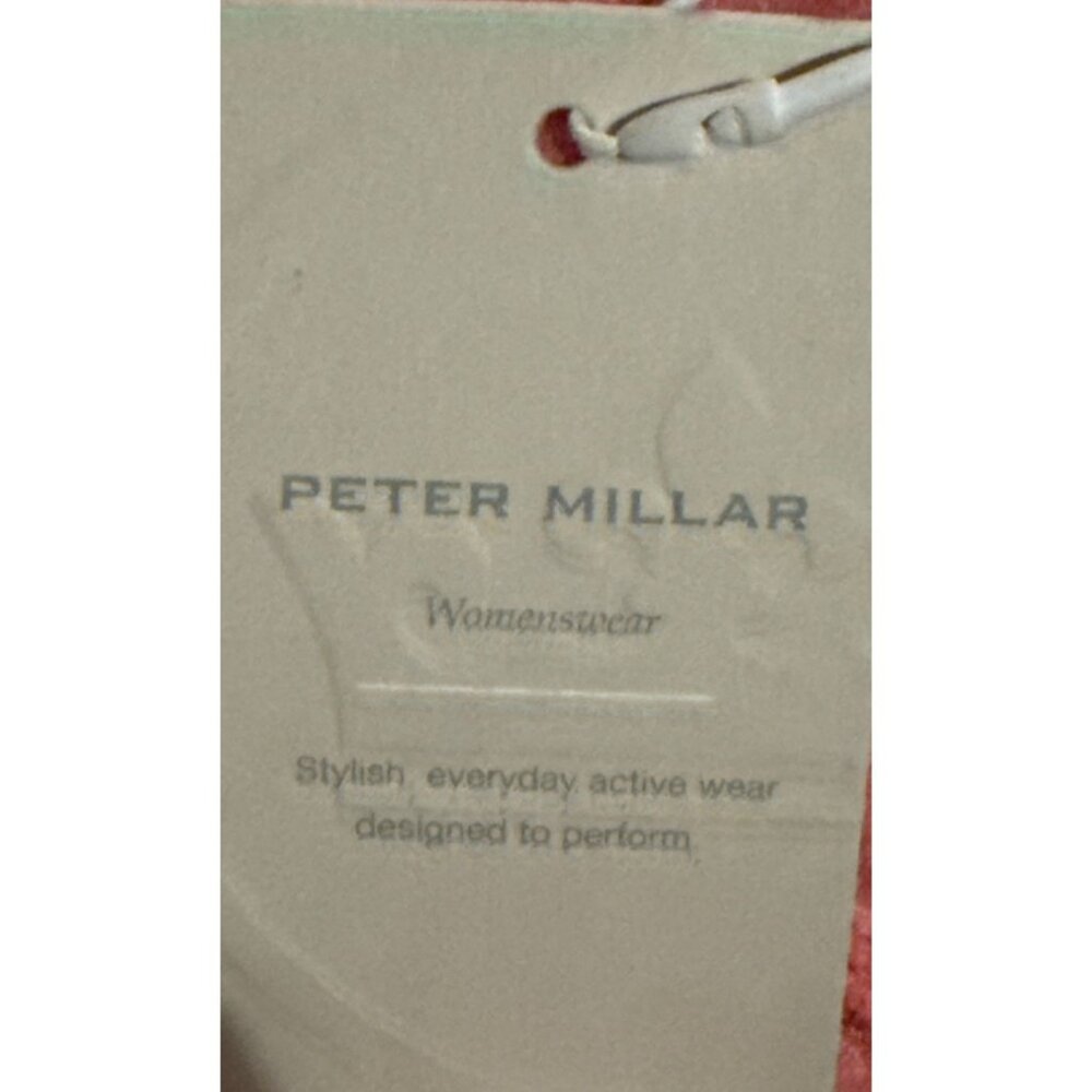 Peter Millar Women’s Raglan Sleeve Perth Layer Pullover Pink Small New with Tag - Picture 6 of 7